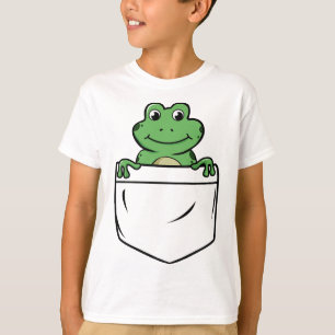 Camiseta ilustração de bolso de sapo