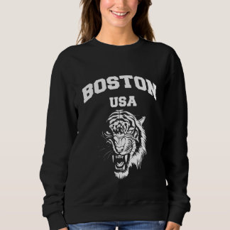 Camiseta Ilustração de Boston Massachusetts com Gráfico Sel
