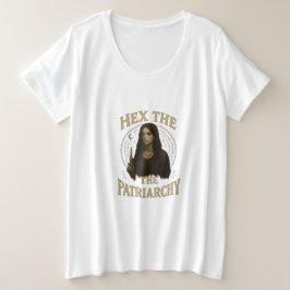 Camiseta Ilustração de Bruxa Wiccan – Hexe o Patriarcado