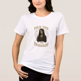 Camiseta Ilustração de Bruxa Wiccan – Hexe o Patriarcado