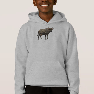 Camiseta Ilustração de Búfalo de Água em Aquarela