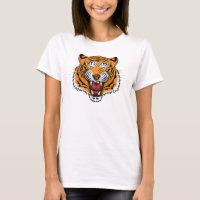 Ilustração de Cabeça de Tigre Feroz-24327 Moletom