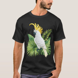 Camiseta Ilustração de cacatua papagaio