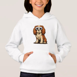 Camiseta Ilustração de cachorrinho com olhos saltados fofos