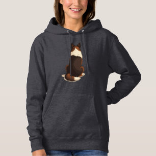 Camiseta Ilustração de Cachorro Border Collie Antigo por Tr
