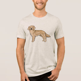 Camiseta Ilustração de cachorro de desenho animado fofo Ret