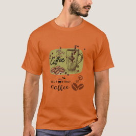 Camiseta Ilustração de Café