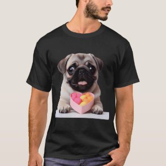 Camiseta Ilustração de caixa de tratamento de São Valentão 