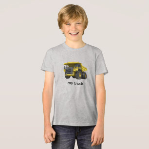 Camiseta Ilustração de Caminhão Basculante Pesado – Poder I