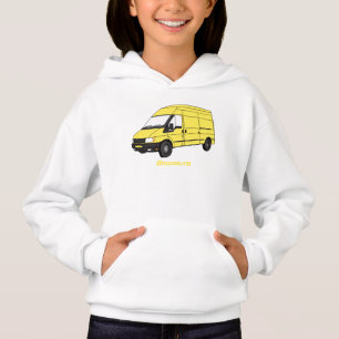 Camiseta Ilustração de carrinha de entrega