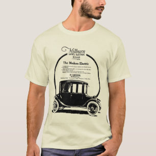 Camiseta Ilustração de carro elétrico Milburn 1919