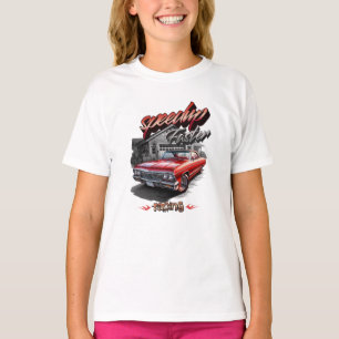 Camiseta ilustração de carro esportivo