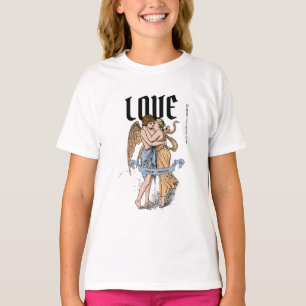 Camiseta Ilustração de Casal Romântico – Abraço de Amor
