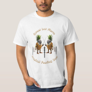 Camiseta Ilustração de Cerca de Abacaxi Engraçado