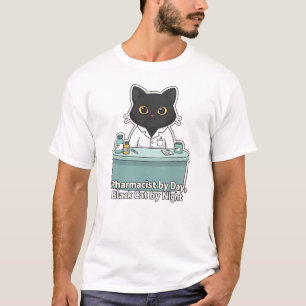 Camiseta Ilustração de Citação da Farmácia do Farmacêutico 