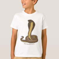 Ilustração de cobra da cobra castanha