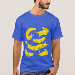 Camiseta Ilustração de Colagem de Bananas Amarelas