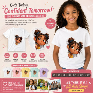 Camiseta Ilustração de Criança Curiosa Espiando Desenho Ani