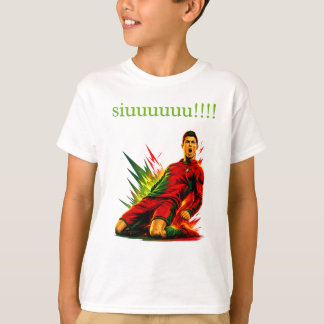 Camiseta Ilustração de Cristiano Ronaldo Portugal