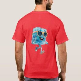 Camiseta Ilustração de Cubo de Gelo de Festa