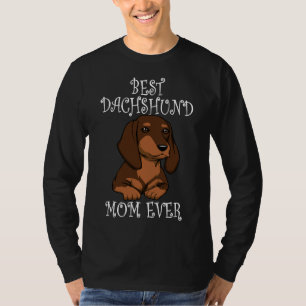 Camiseta Ilustração de Dachshund Engraçado de Cão Irônico