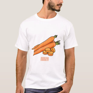 Camiseta Ilustração de desenho animado