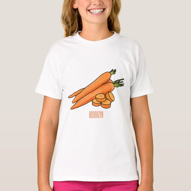 Camiseta Ilustração de desenho animado (Frente)