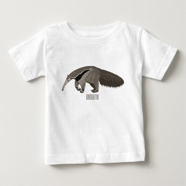 Camiseta Ilustração de desenho animado (Frente)