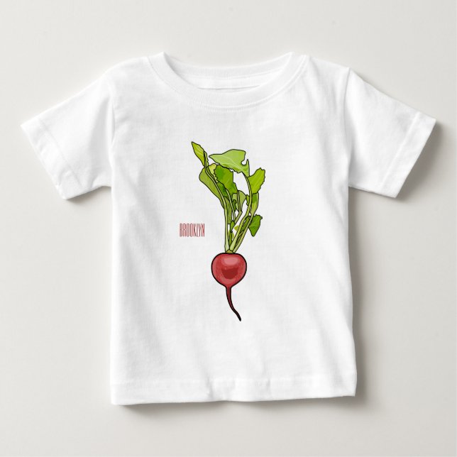 Camiseta Ilustração de desenho animado (Frente)