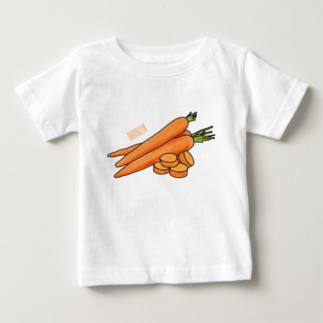 Camiseta Ilustração de desenho animado (Frente)