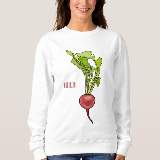 Camiseta Ilustração de desenho animado (Frente)
