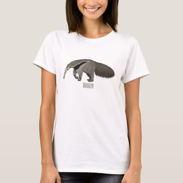Camiseta Ilustração de desenho animado (Frente)