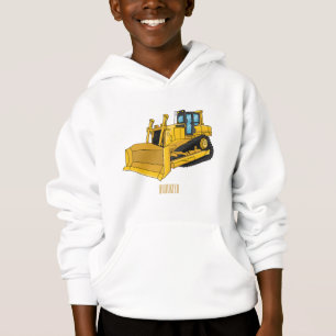 Camiseta Ilustração de desenho animado Bulldozer
