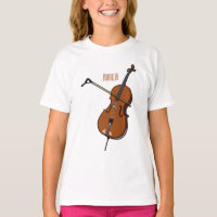 Ilustração de desenho animado Cello