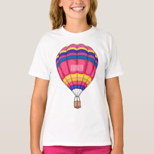Camiseta Ilustração de desenho animado com balão de ar quen