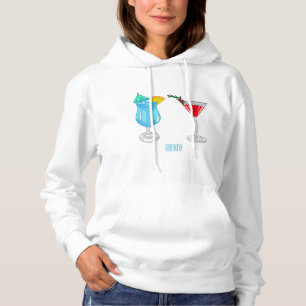 Camiseta Ilustração de desenho animado coquetel