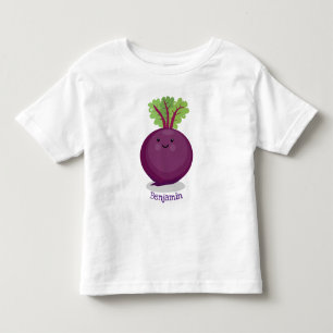 Camiseta Ilustração de desenho animado da cozinha da raíz d