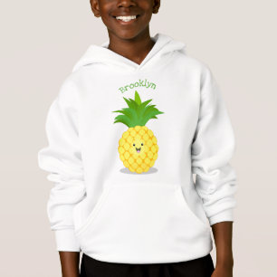 Camiseta Ilustração de desenho animado de abacaxi
