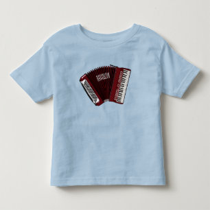 Camiseta Ilustração de desenho animado de Accordion