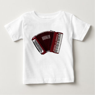 Camiseta Ilustração de desenho animado de Accordion
