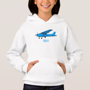 Camiseta Ilustração de desenho animado de aeronaves de asa