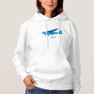 Camiseta Ilustração de desenho animado de aeronaves de asa