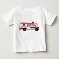 Ilustração de desenho animado de Ambulância