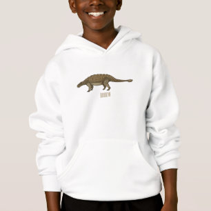 Camiseta Ilustração de desenho animado de Ankylosaurus