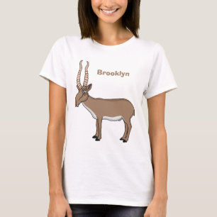 Camiseta Ilustração de desenho animado de antílope Saiga