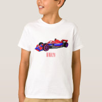 Ilustração de desenho animado de automóveis de cor