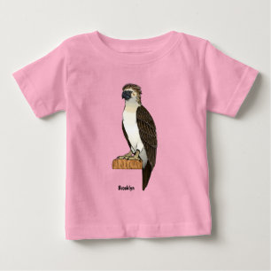 Camiseta Ilustração de desenho animado de ave-águia filipin