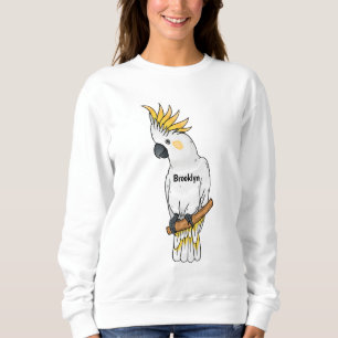 Camiseta Ilustração de desenho animado de ave-coquetel com