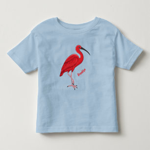 Camiseta Ilustração de desenho animado de aves Scarlet ib