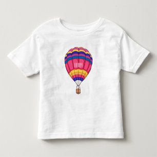 Camiseta Ilustração de desenho animado de balão de ar quent